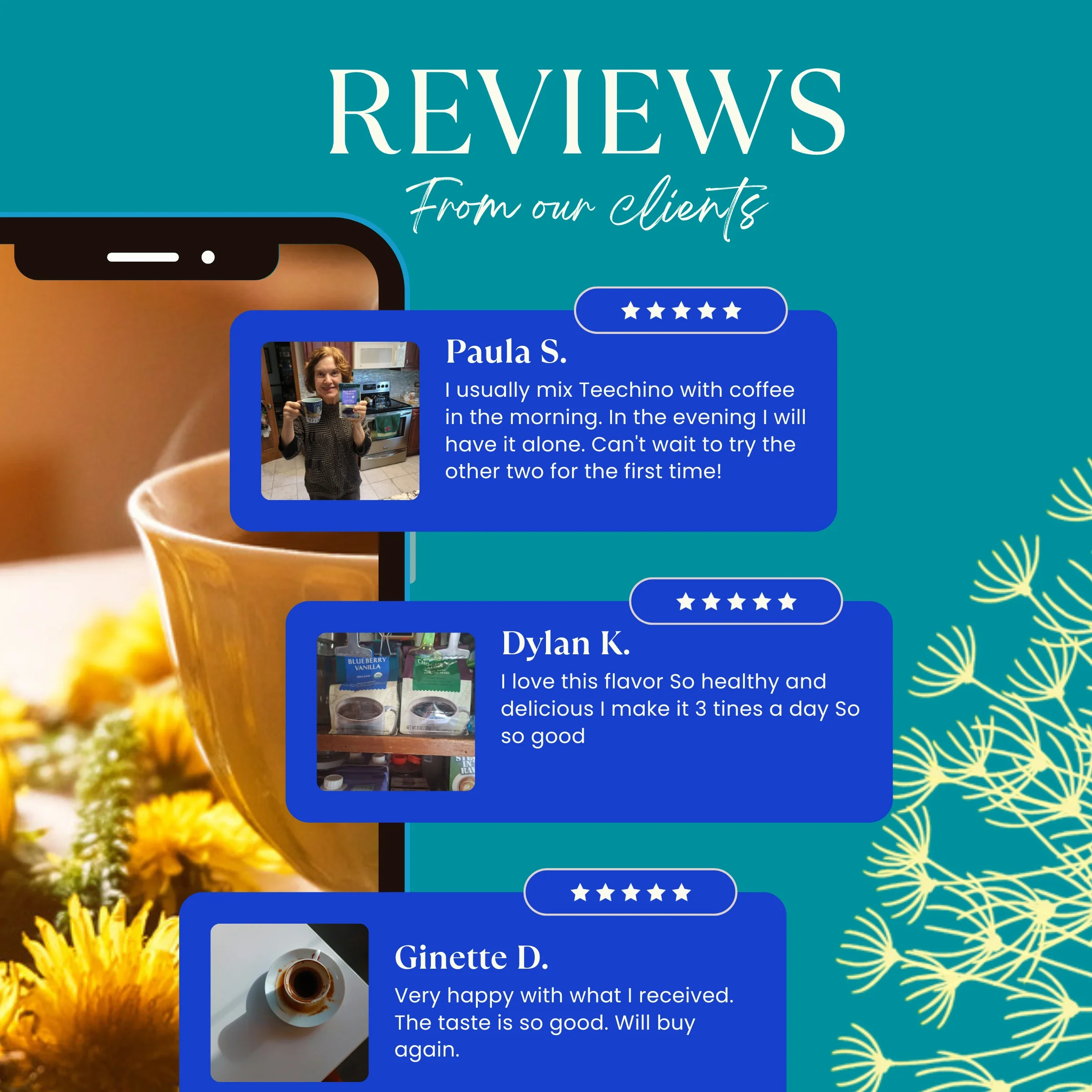 Blueberry Vanilla Chicory Herbal Coffee - Image 10