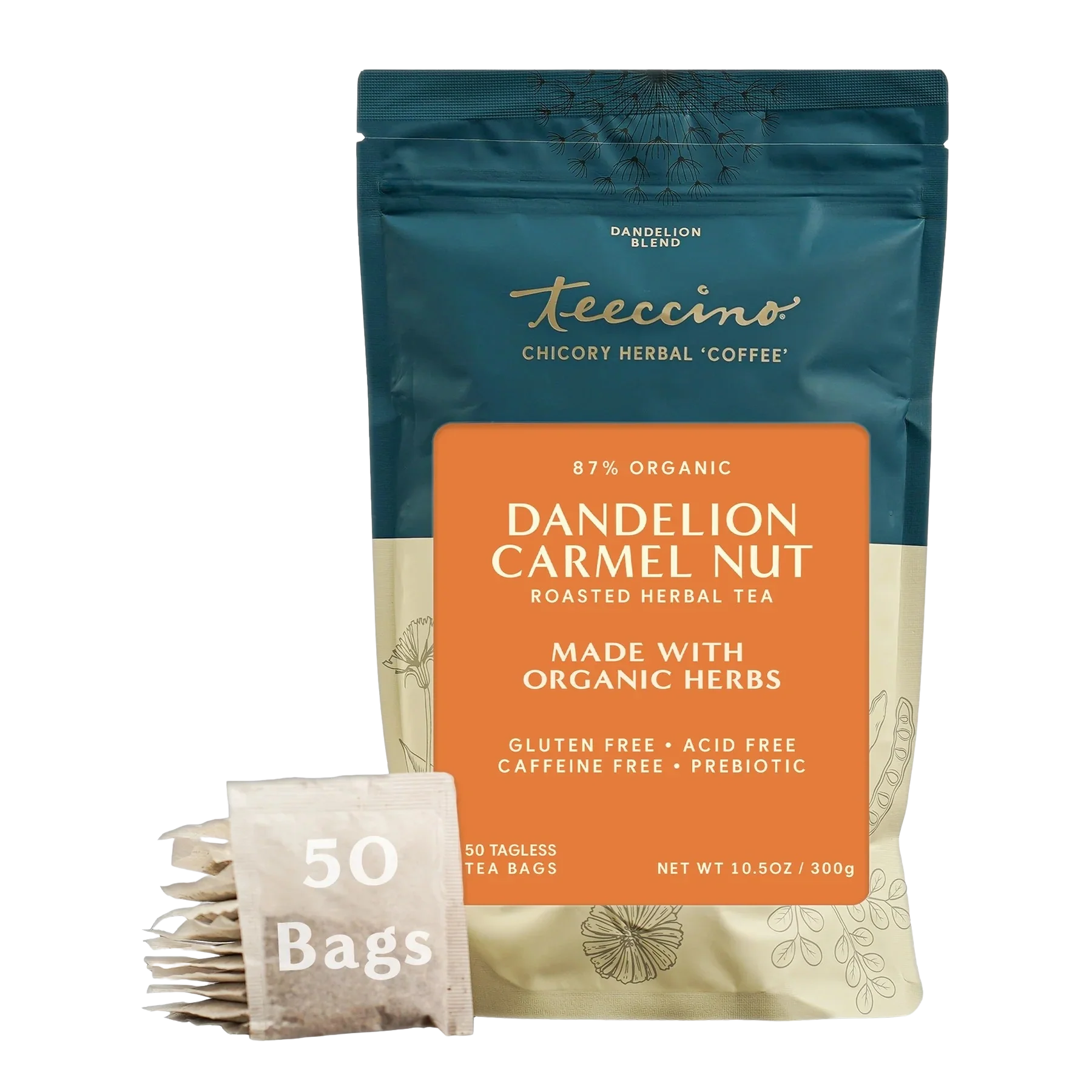 Dandelion Caramel Nut Roasted Herbal Tea - Image 6