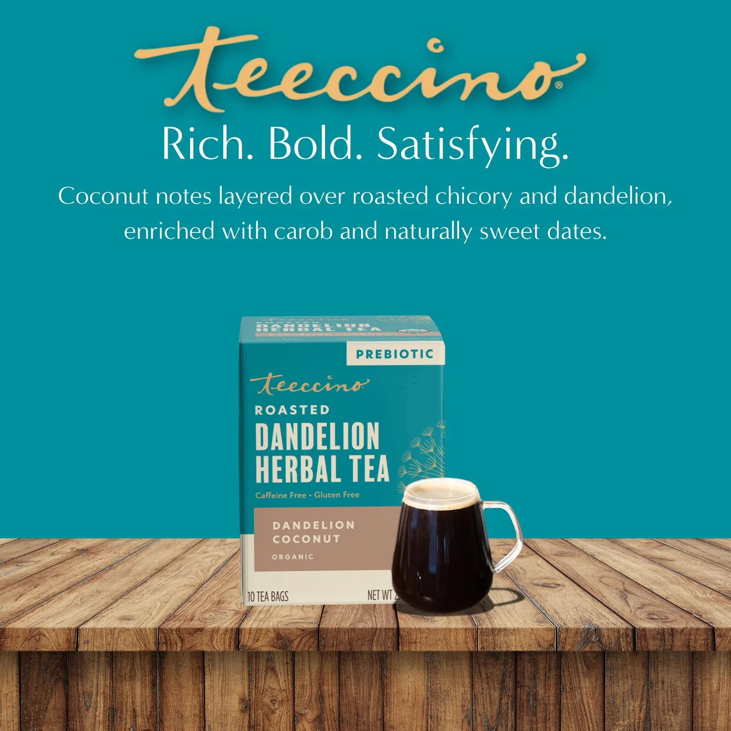 Dandelion Coconut Roasted Herbal Tea - Image 11