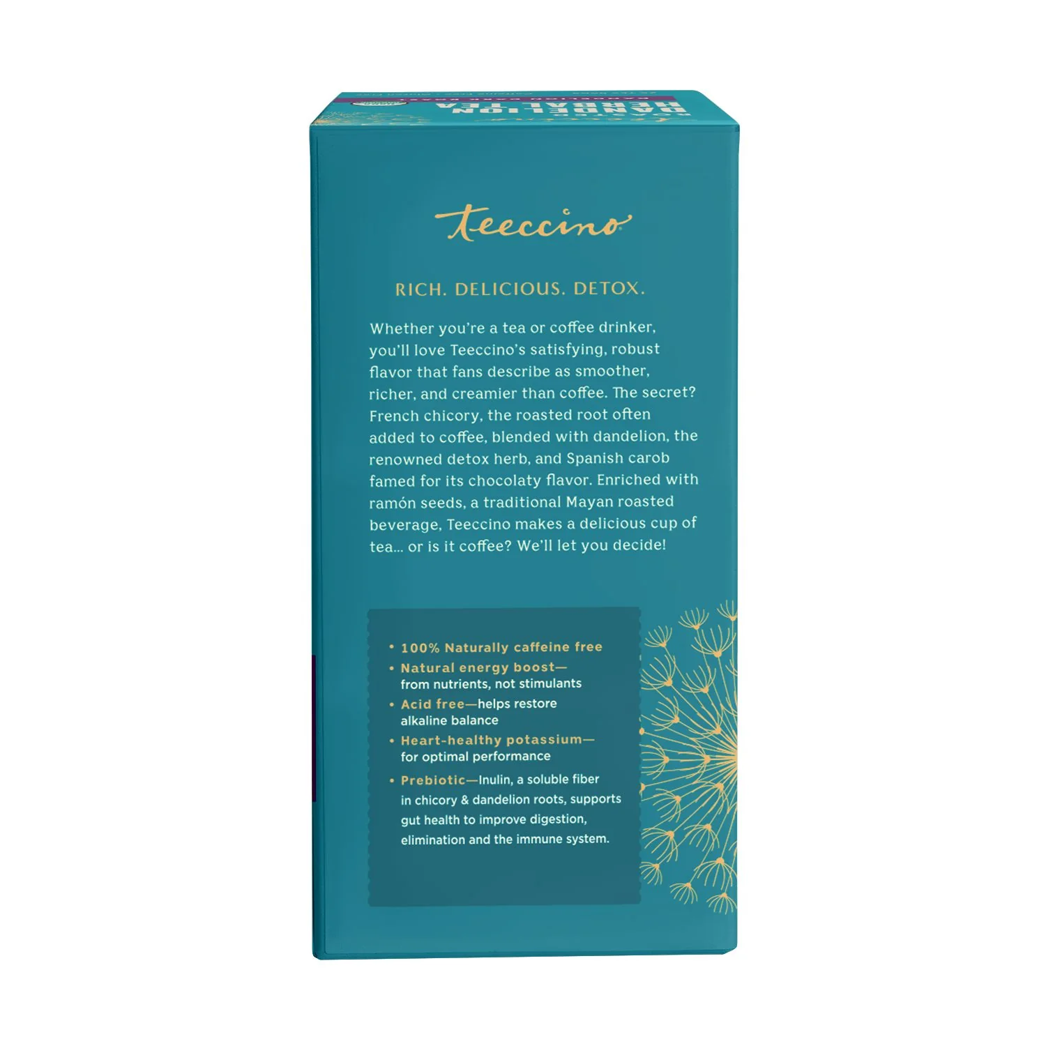 Dandelion Dark Roast Roasted Herbal Tea - Image 15