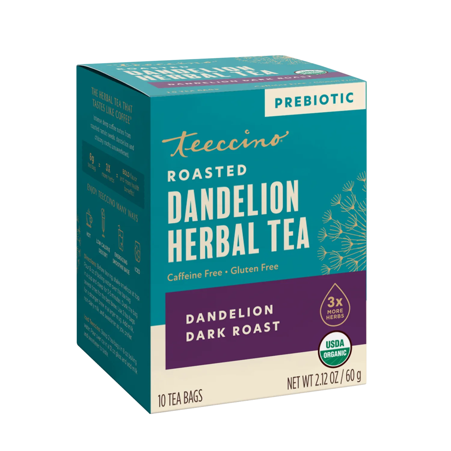Dandelion Dark Roast Roasted Herbal Tea - Image 20