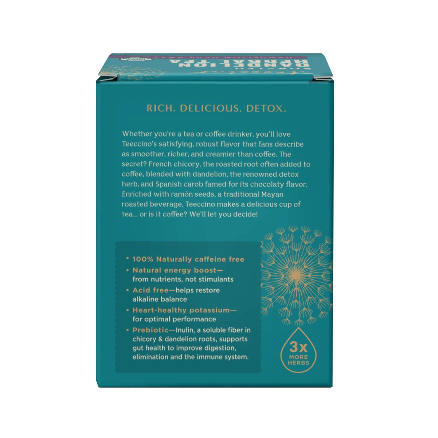 Dandelion Dark Roast Roasted Herbal Tea - Image 21