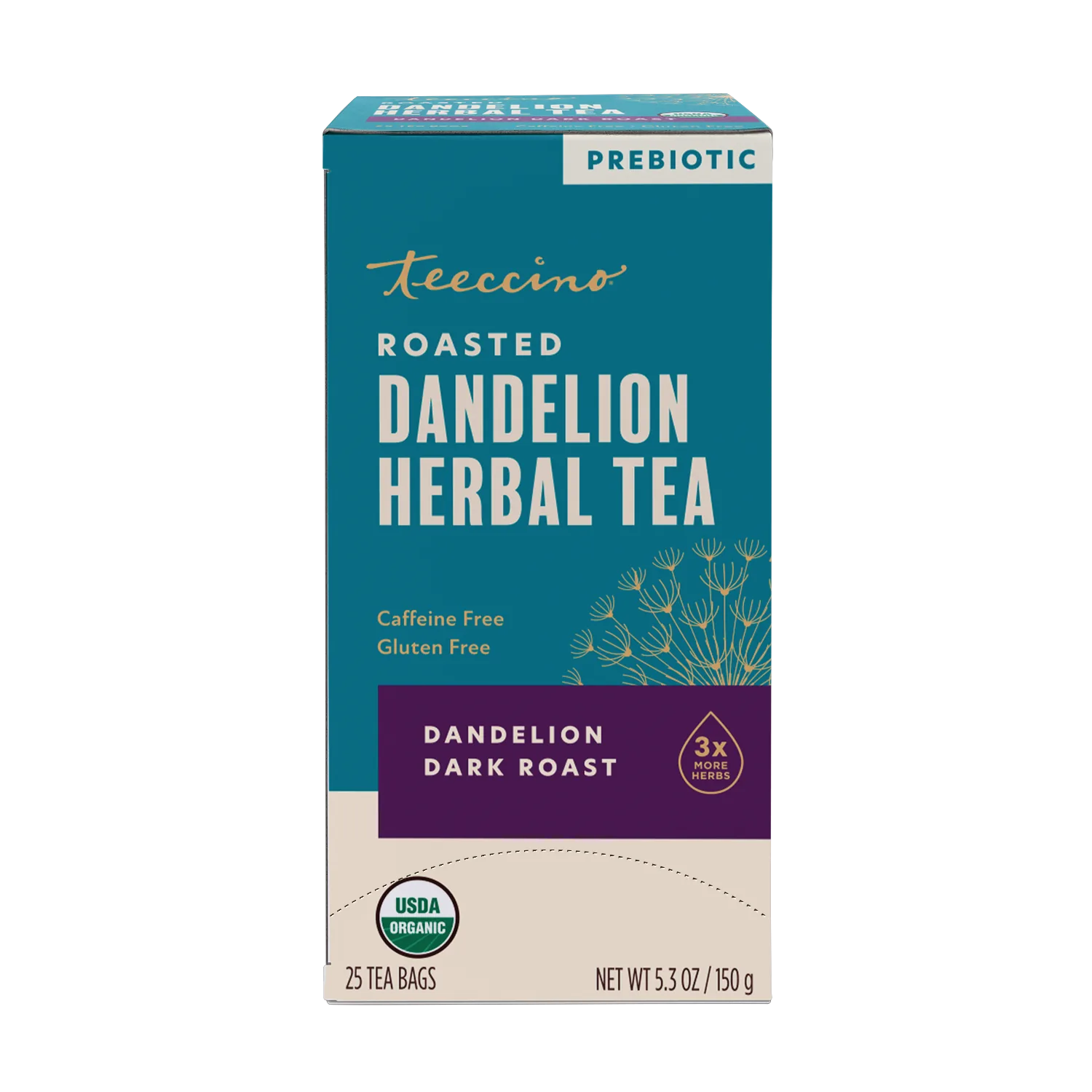 Dandelion Dark Roast Roasted Herbal Tea - Image 3