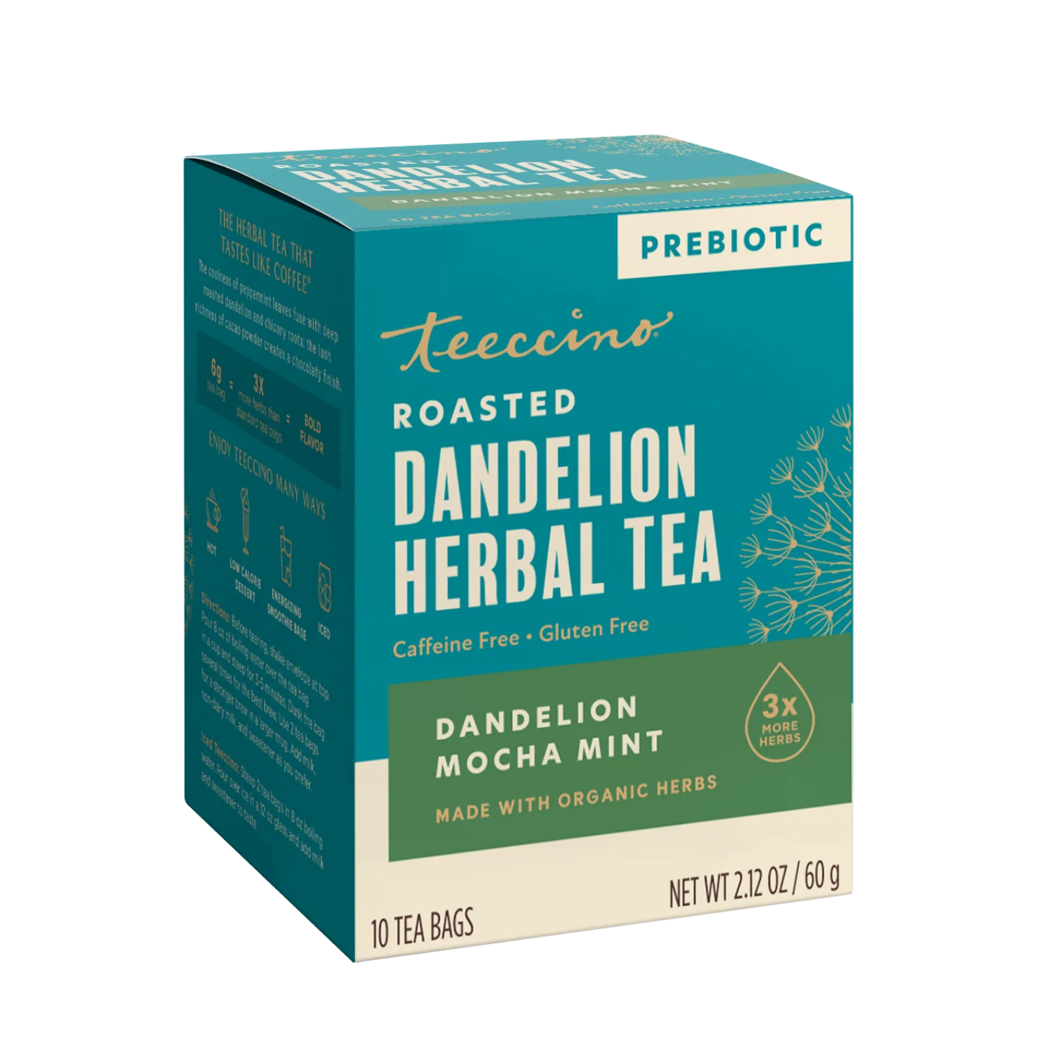 Dandelion Mocha Mint Roasted Herbal Tea - Image 15