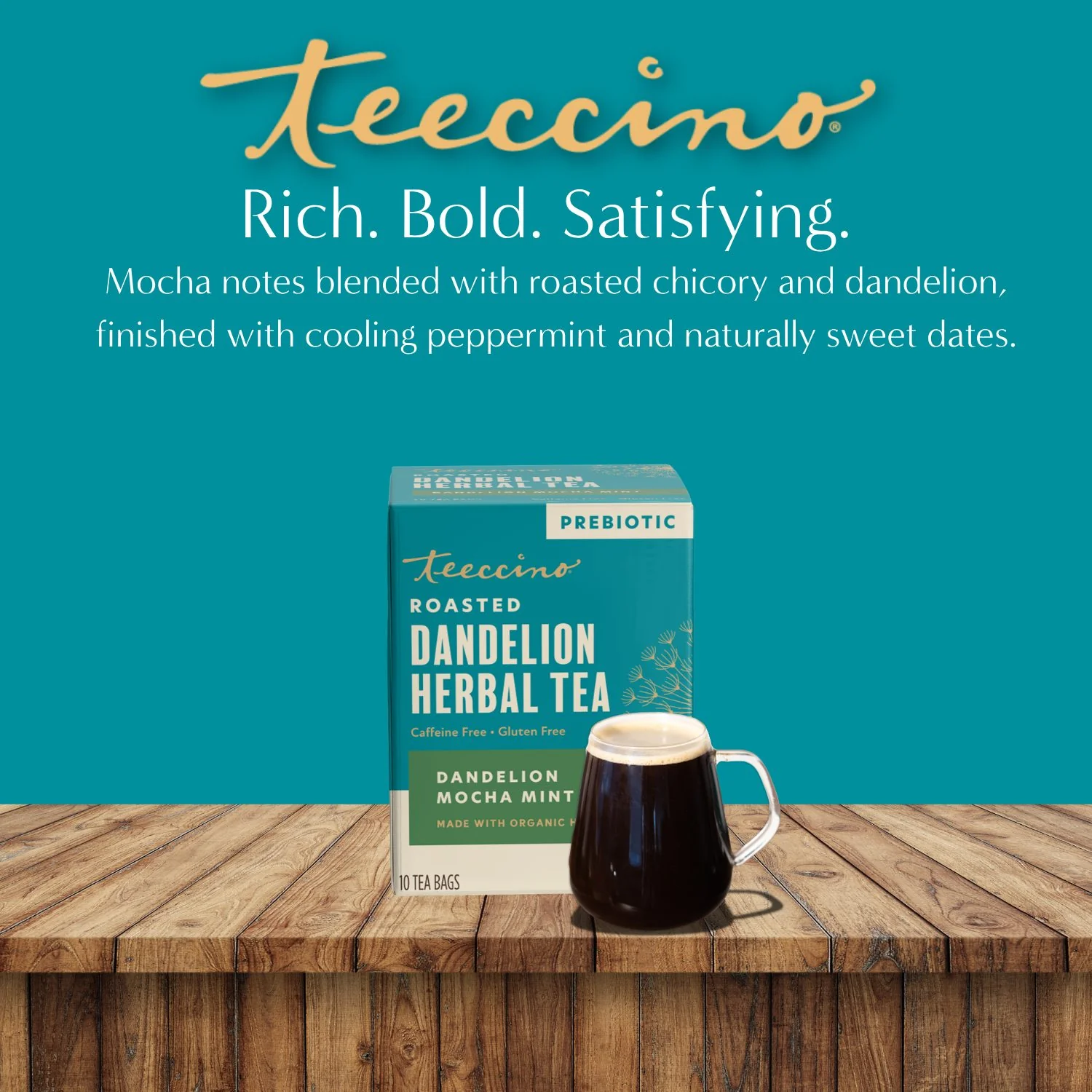 Dandelion Mocha Mint Roasted Herbal Tea - Image 19