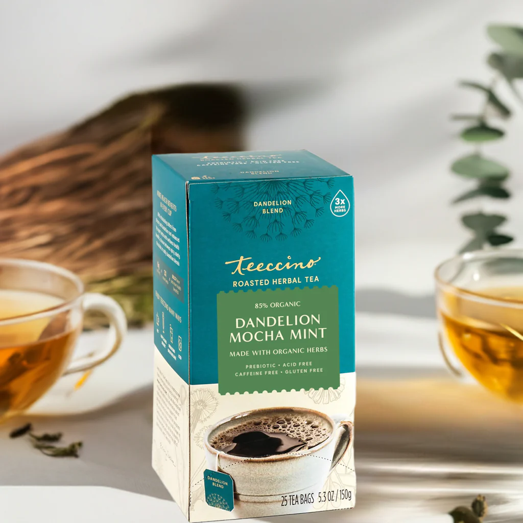 Dandelion Mocha Mint Roasted Herbal Tea - Image 6