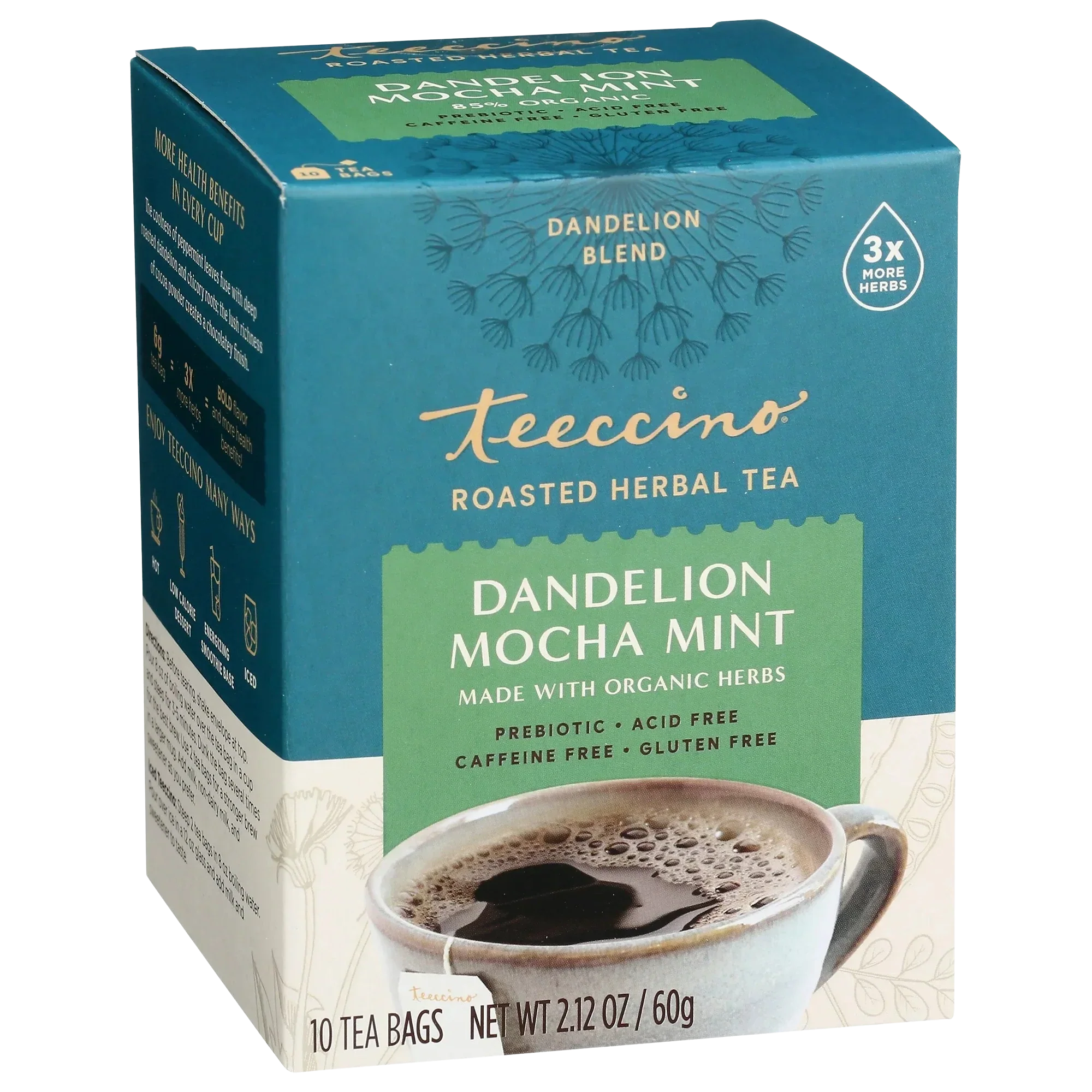 Dandelion Mocha Mint Roasted Herbal Tea - Image 8