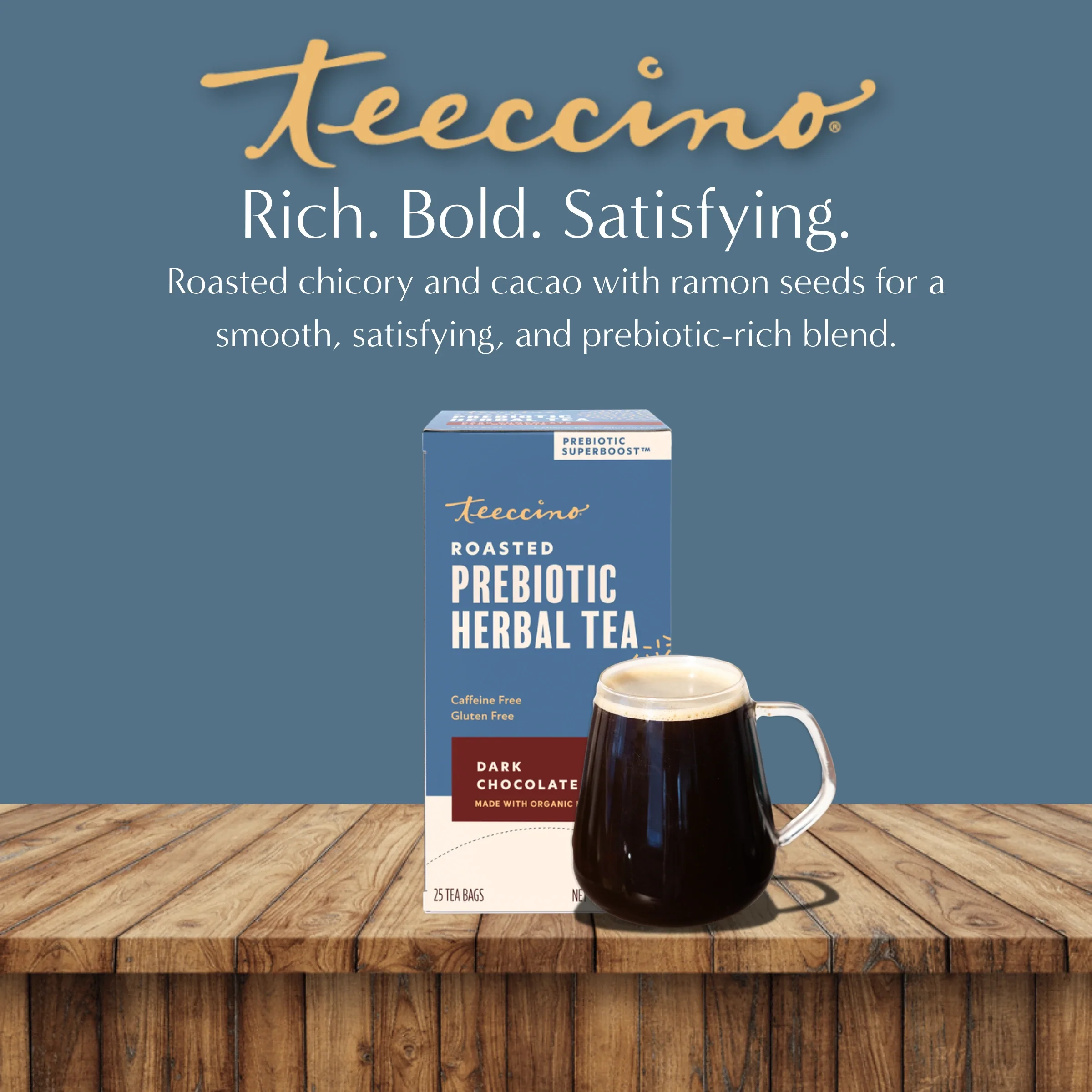 Dark Chocolate Prebiotic SuperBoost Herbal Tea - Image 28