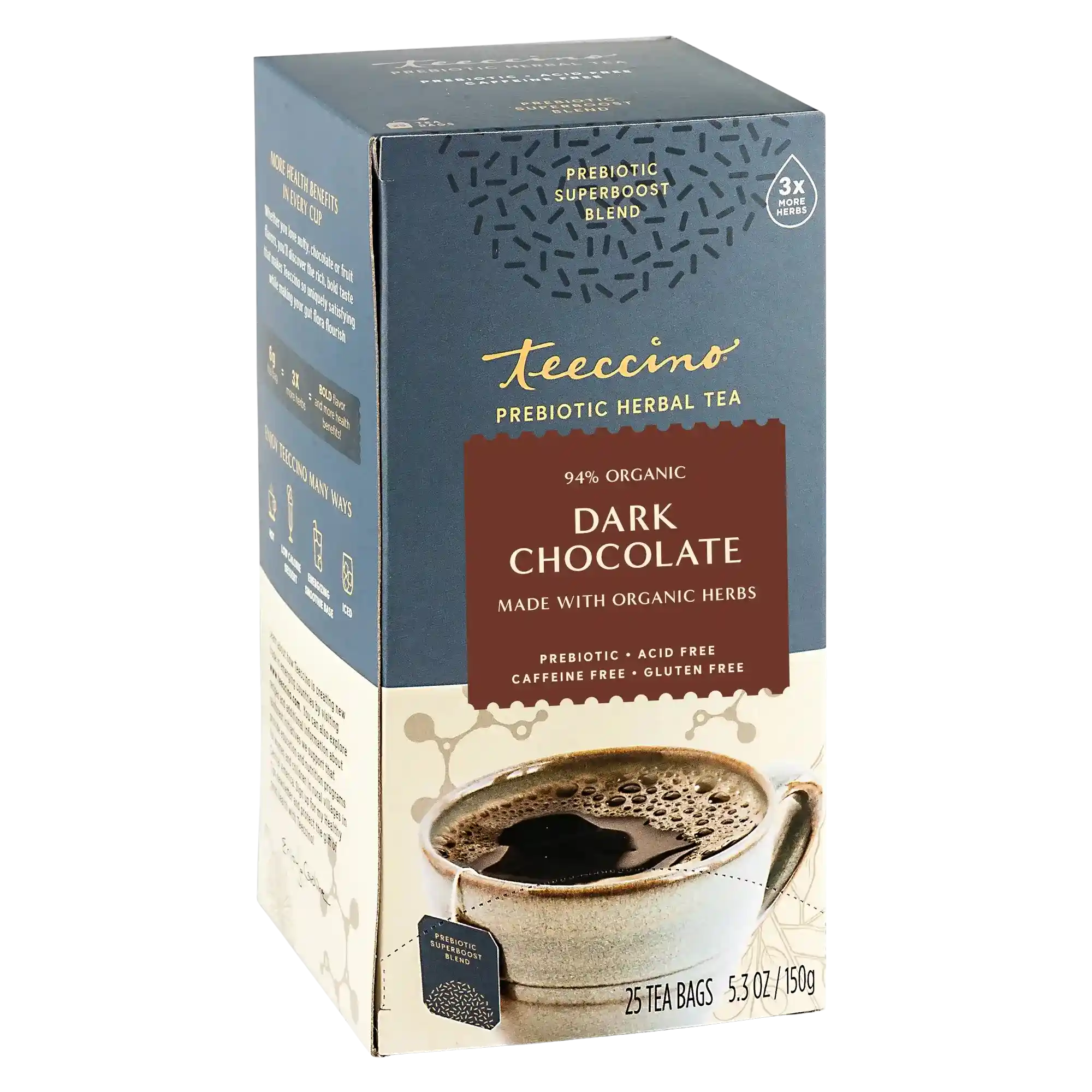 Dark Chocolate Prebiotic SuperBoost Herbal Tea - Image 4