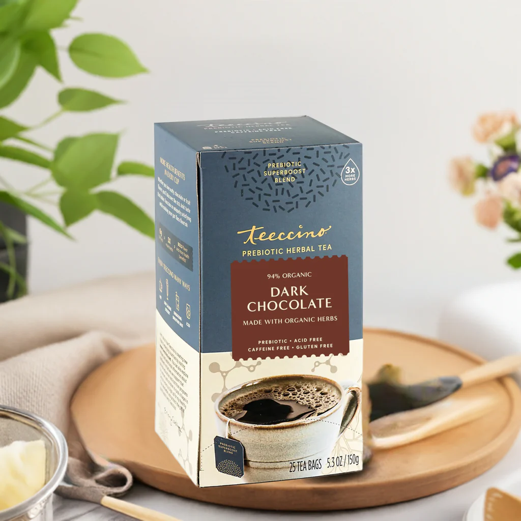 Dark Chocolate Prebiotic SuperBoost Herbal Tea - Image 5