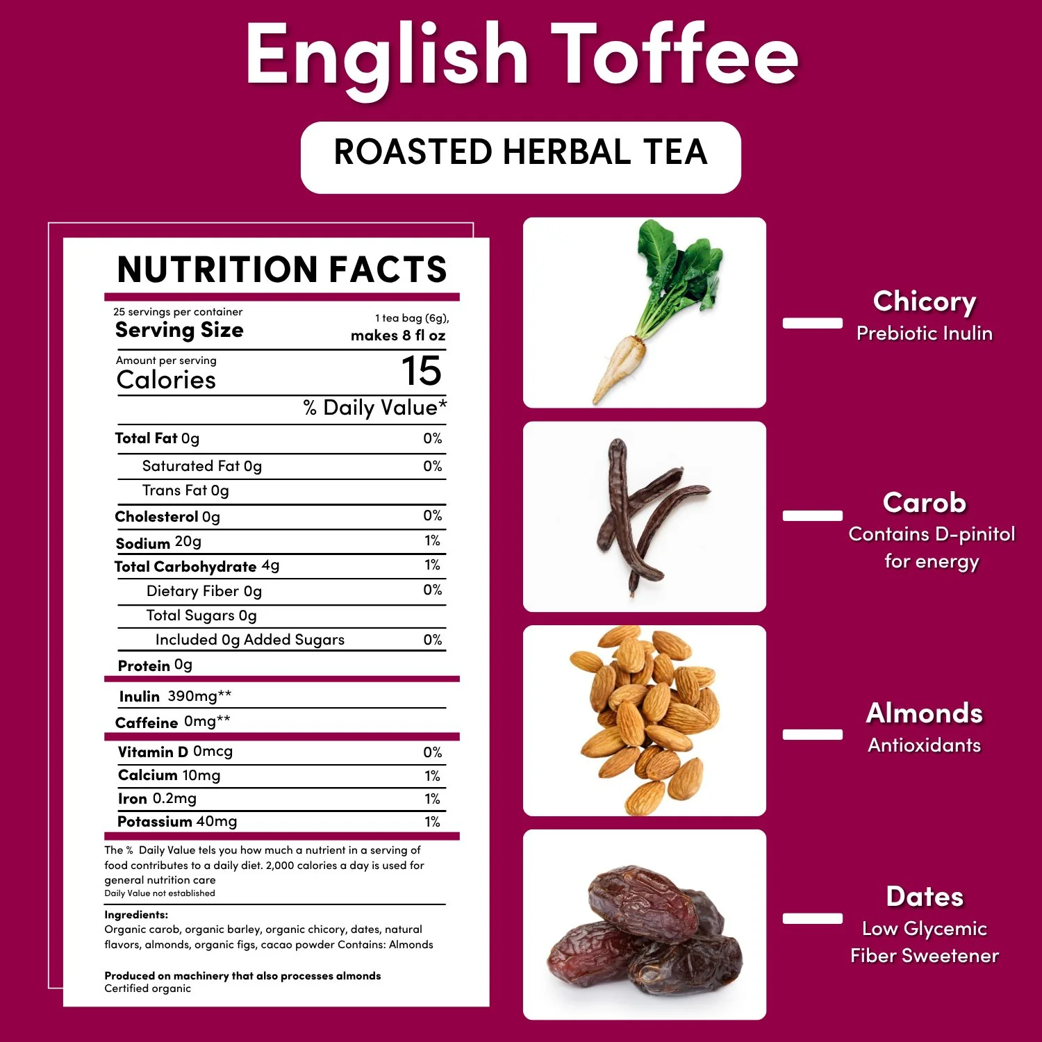 English Toffee Roasted Herbal Tea - Image 9