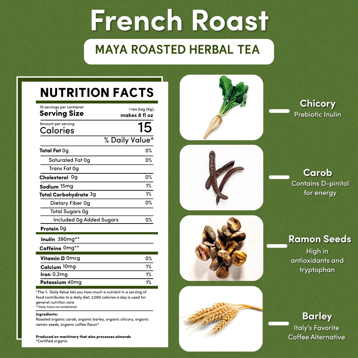 French Roast Roasted Herbal Tea - Image 7