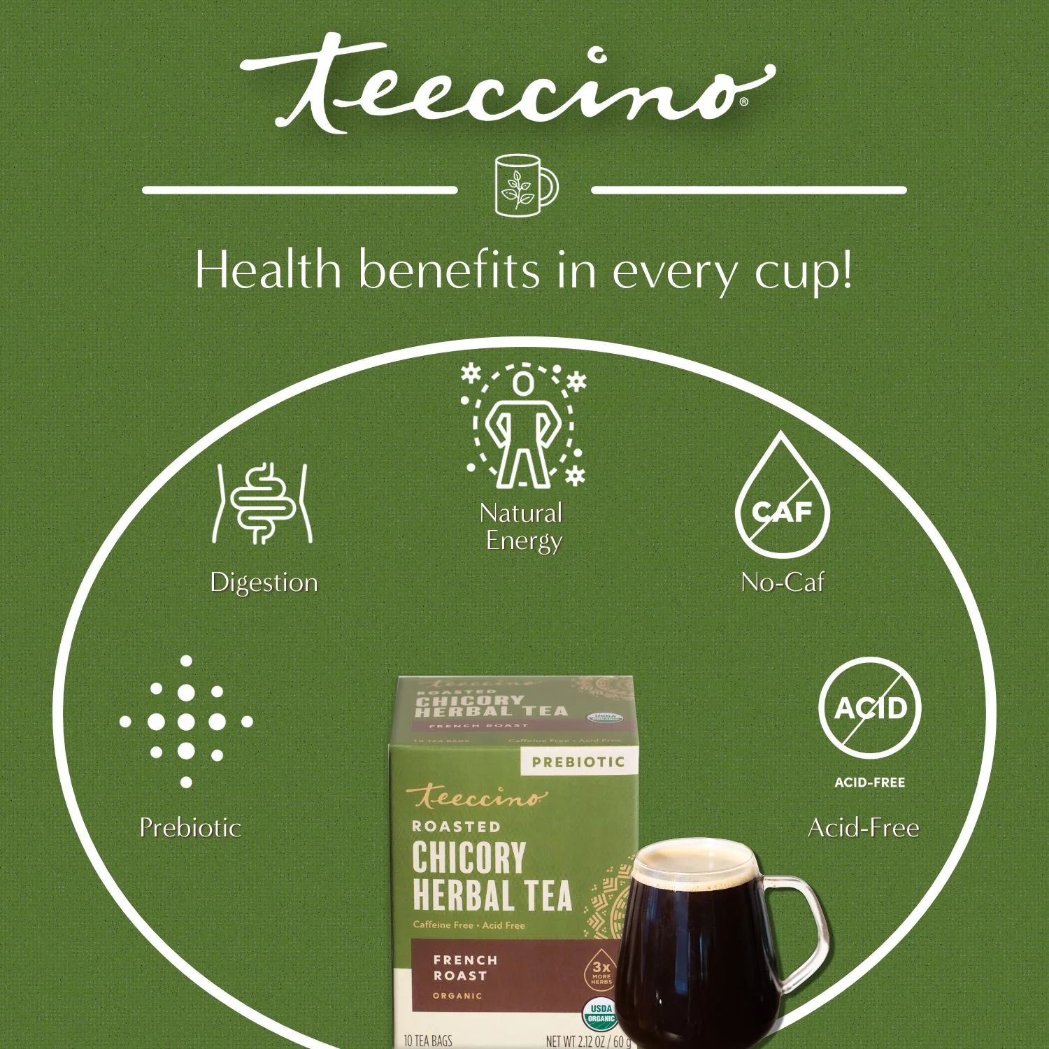 French Roast Roasted Herbal Tea - Image 8