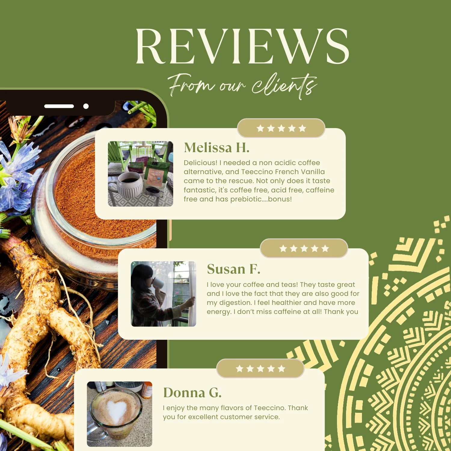 French Vanilla Chicory Herbal Coffee - Image 4