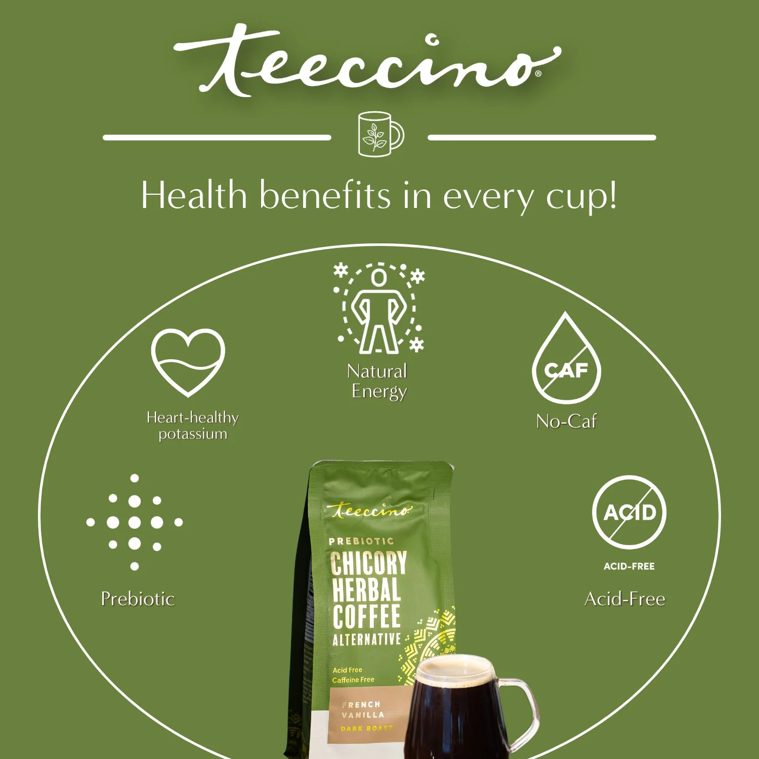 French Vanilla Chicory Herbal Coffee - Image 7
