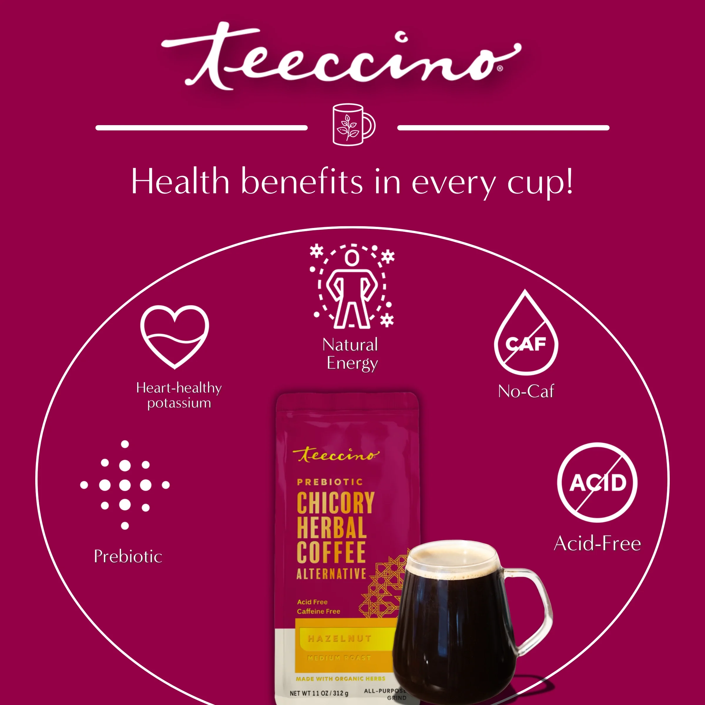 Hazelnut Chicory Herbal Coffee - Image 14