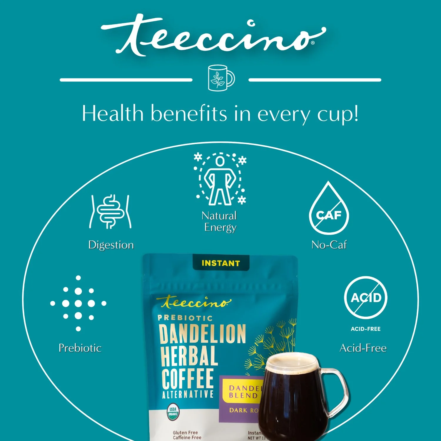 Instant Dandelion Herbal Coffee - Image 8