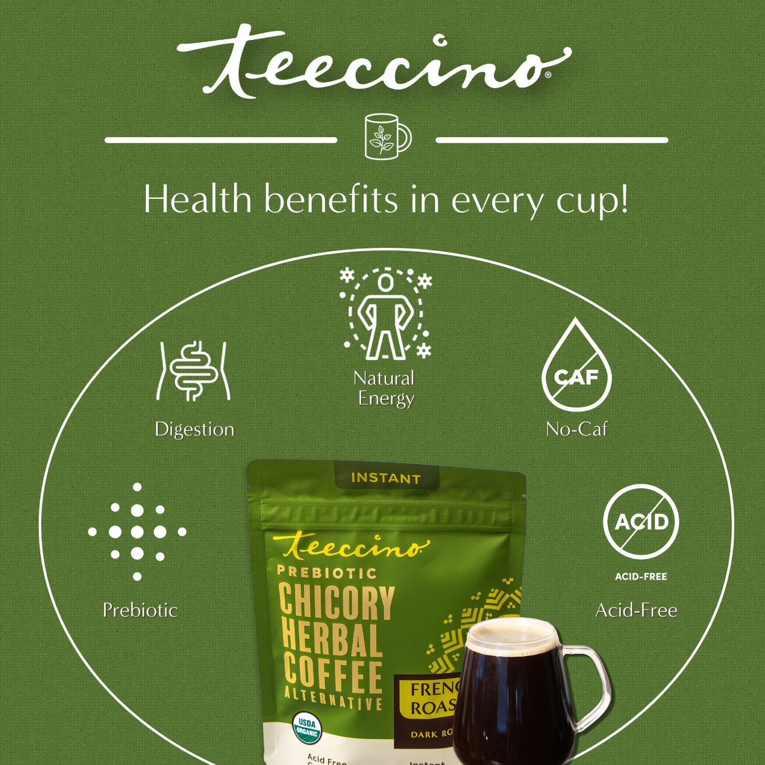 Instant French Roast Herbal Coffee - Image 6