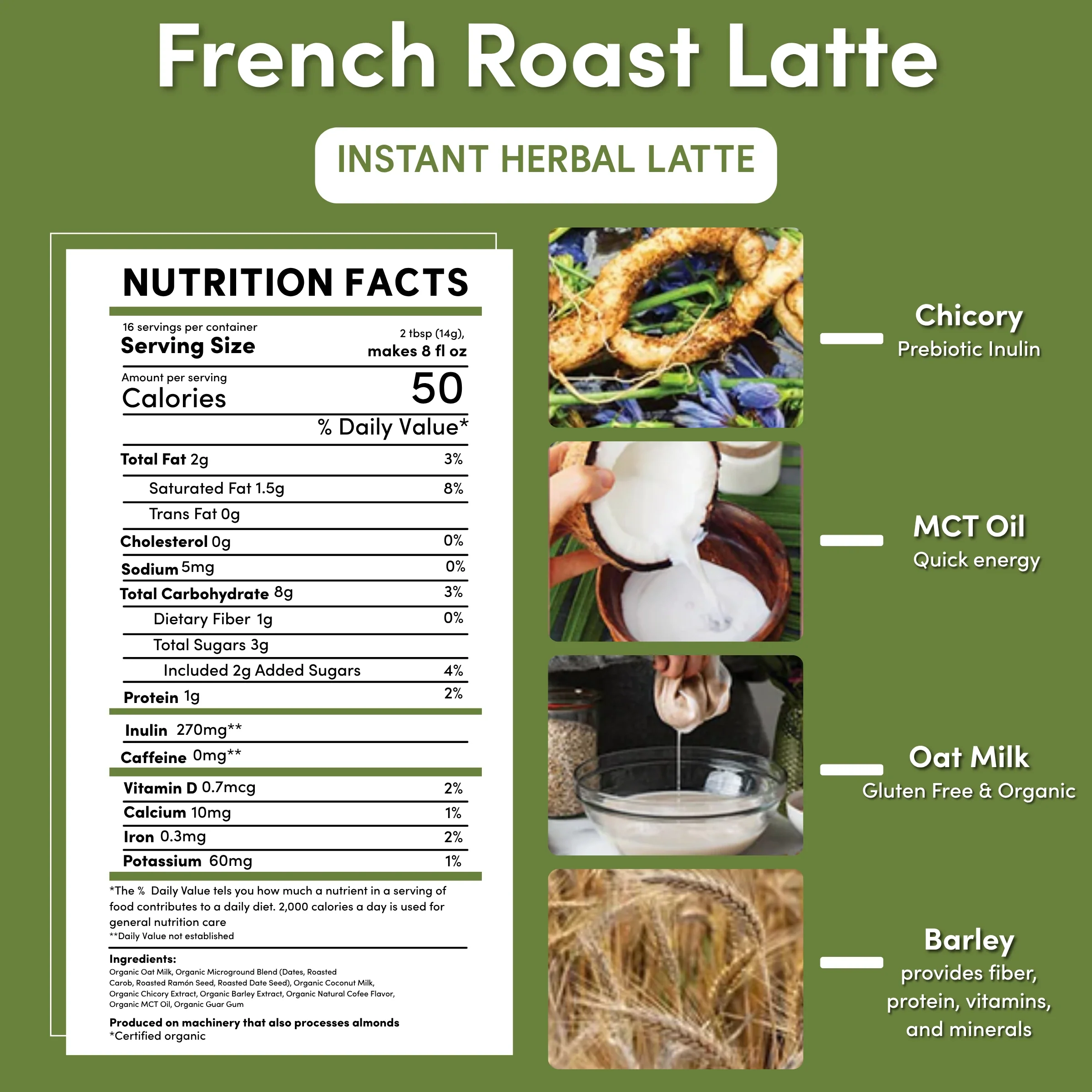 Instant French Roast Herbal Latte - Image 16