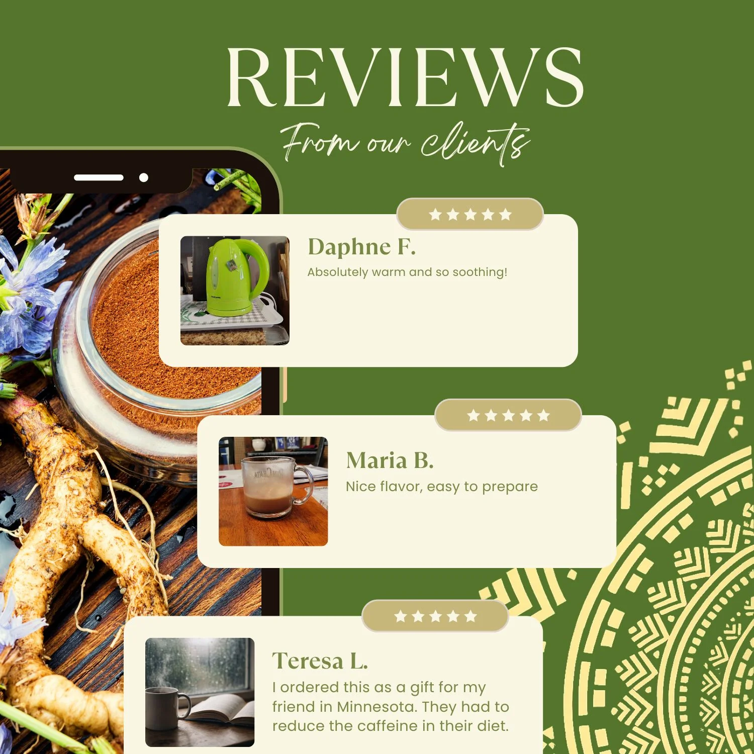 Instant French Roast Herbal Latte - Image 3