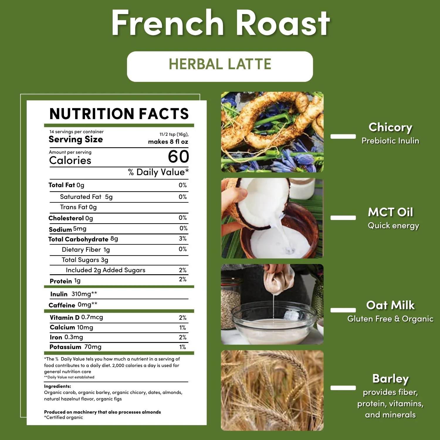 Instant French Roast Herbal Latte - Image 5