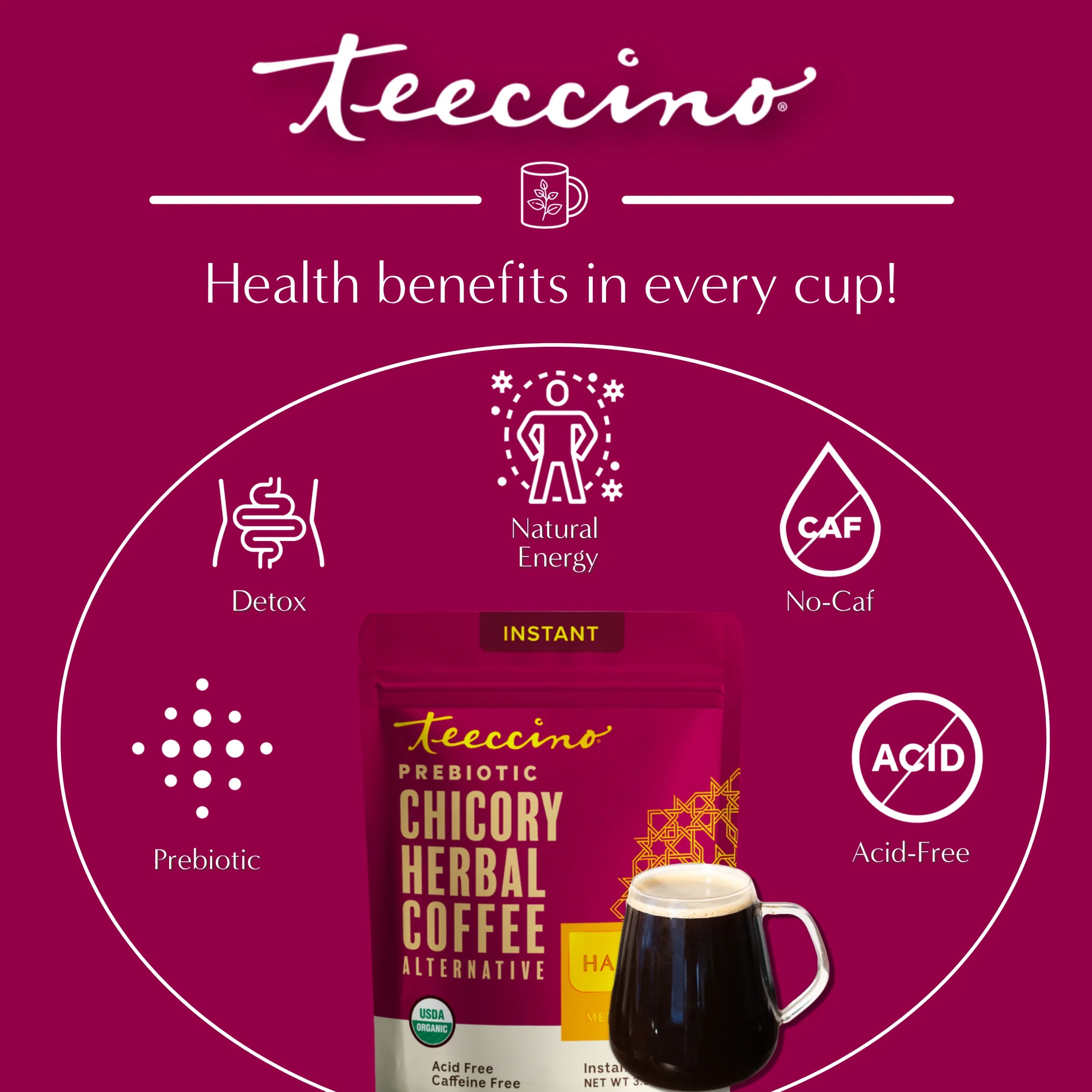 Instant Hazelnut Herbal Coffee - Image 12