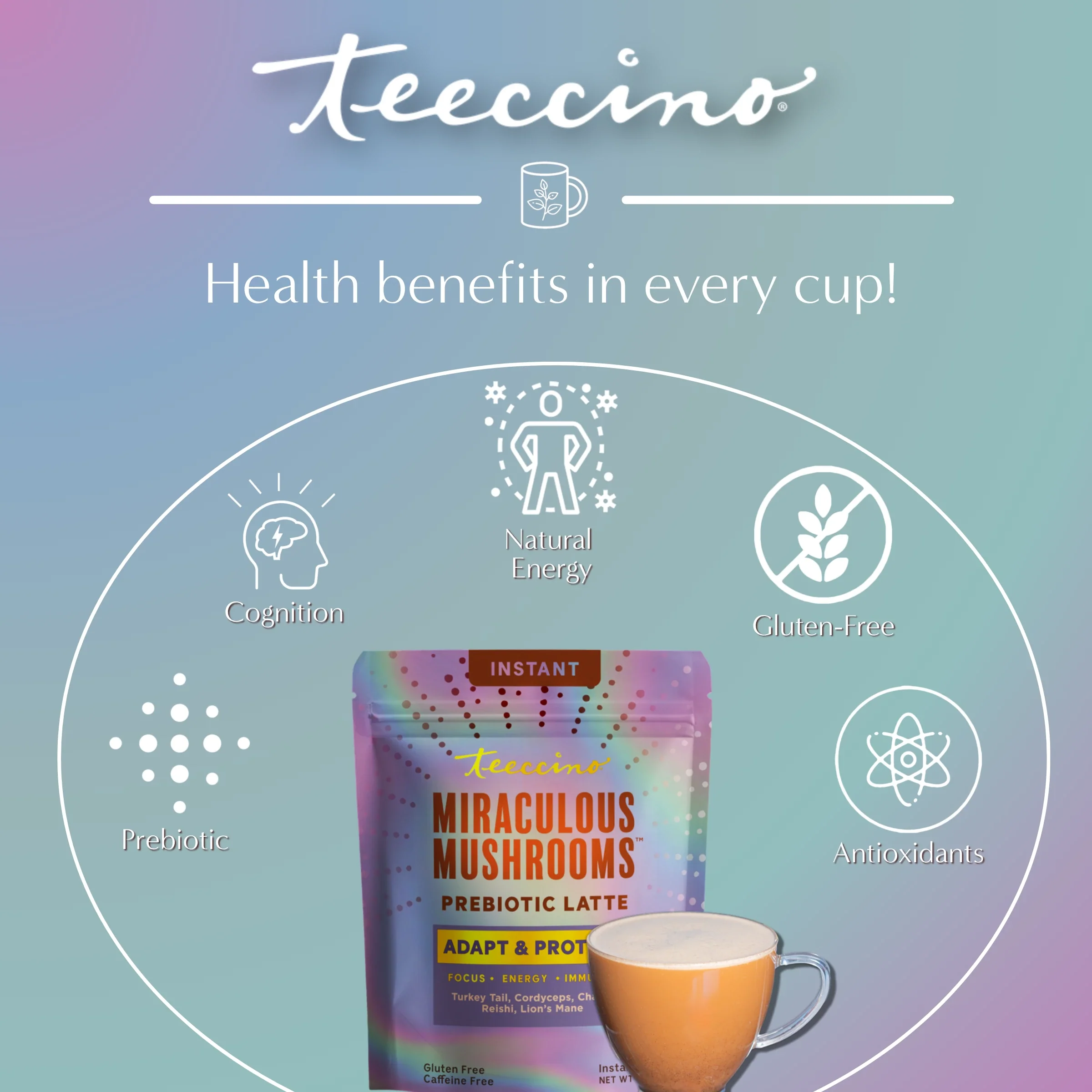 Miraculous Mushrooms® Adapt & Protect Instant Herbal Latte - Image 12