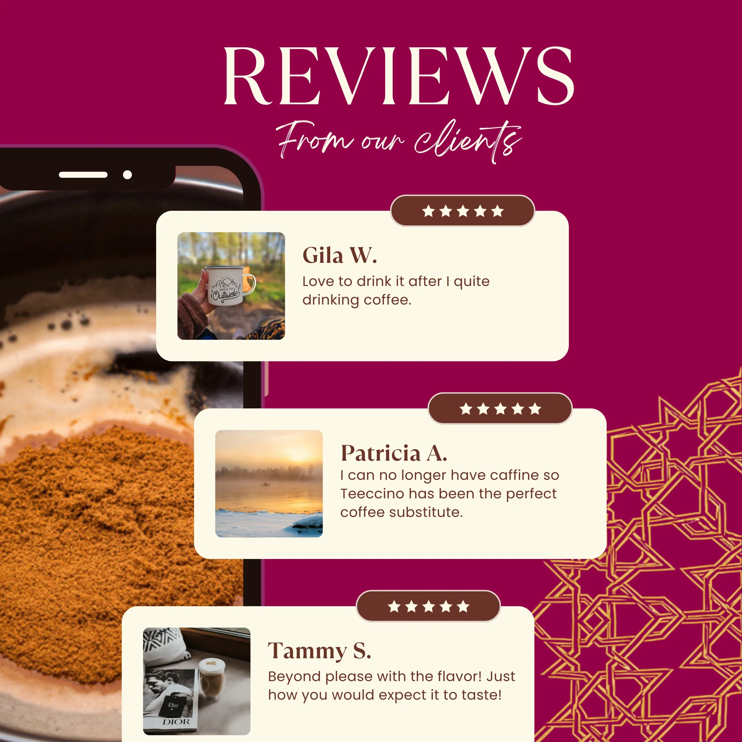 Instant Mocha Herbal Coffee - Image 14