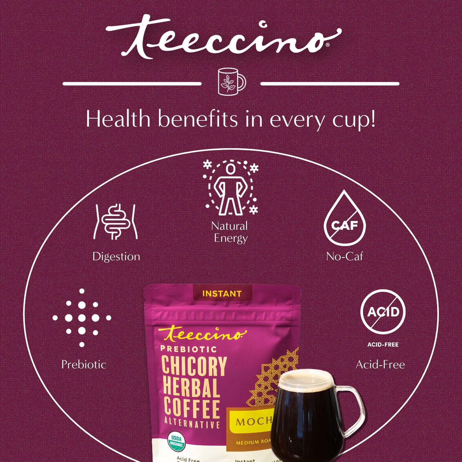 Instant Mocha Herbal Coffee - Image 6