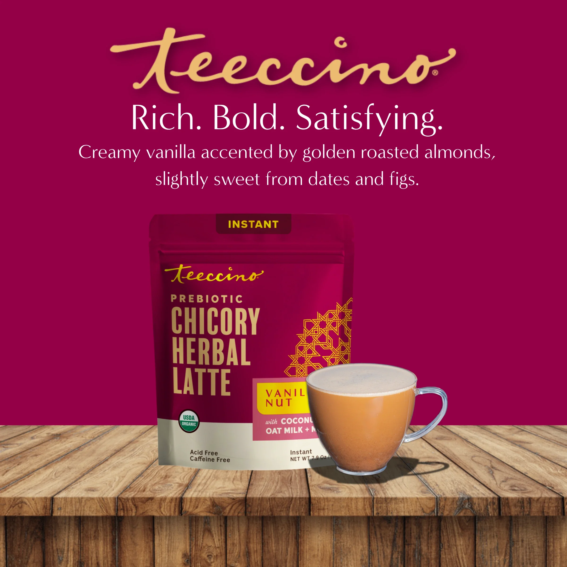 Instant Vanilla Nut Herbal Latte - Image 13