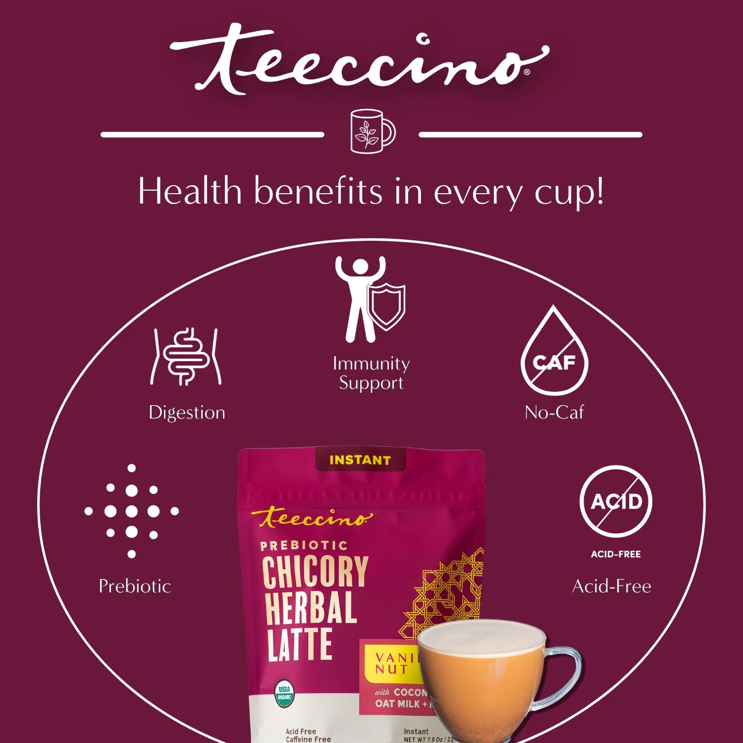 Instant Vanilla Nut Herbal Latte - Image 6