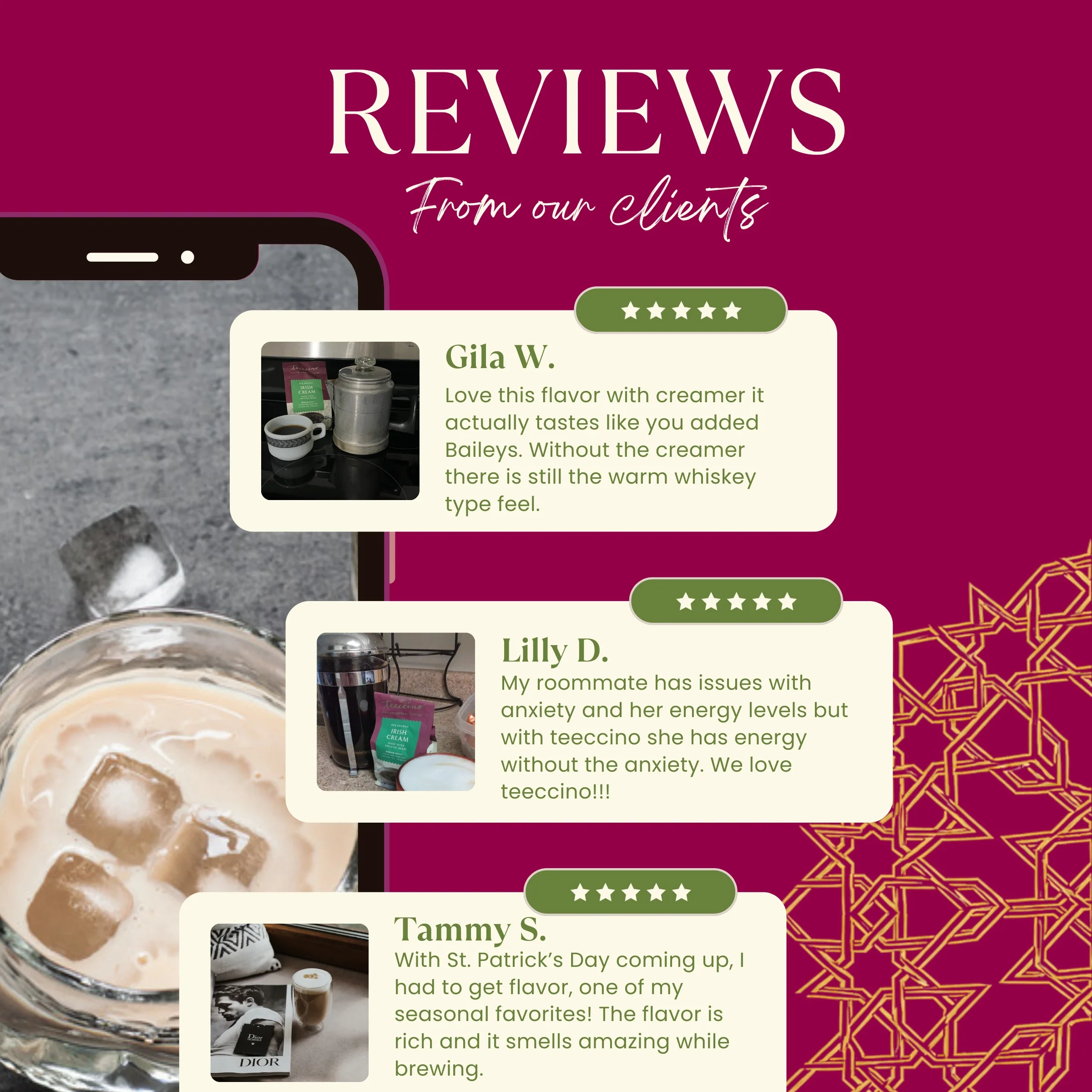 Irish Cream Herbal Coffee - Image 10