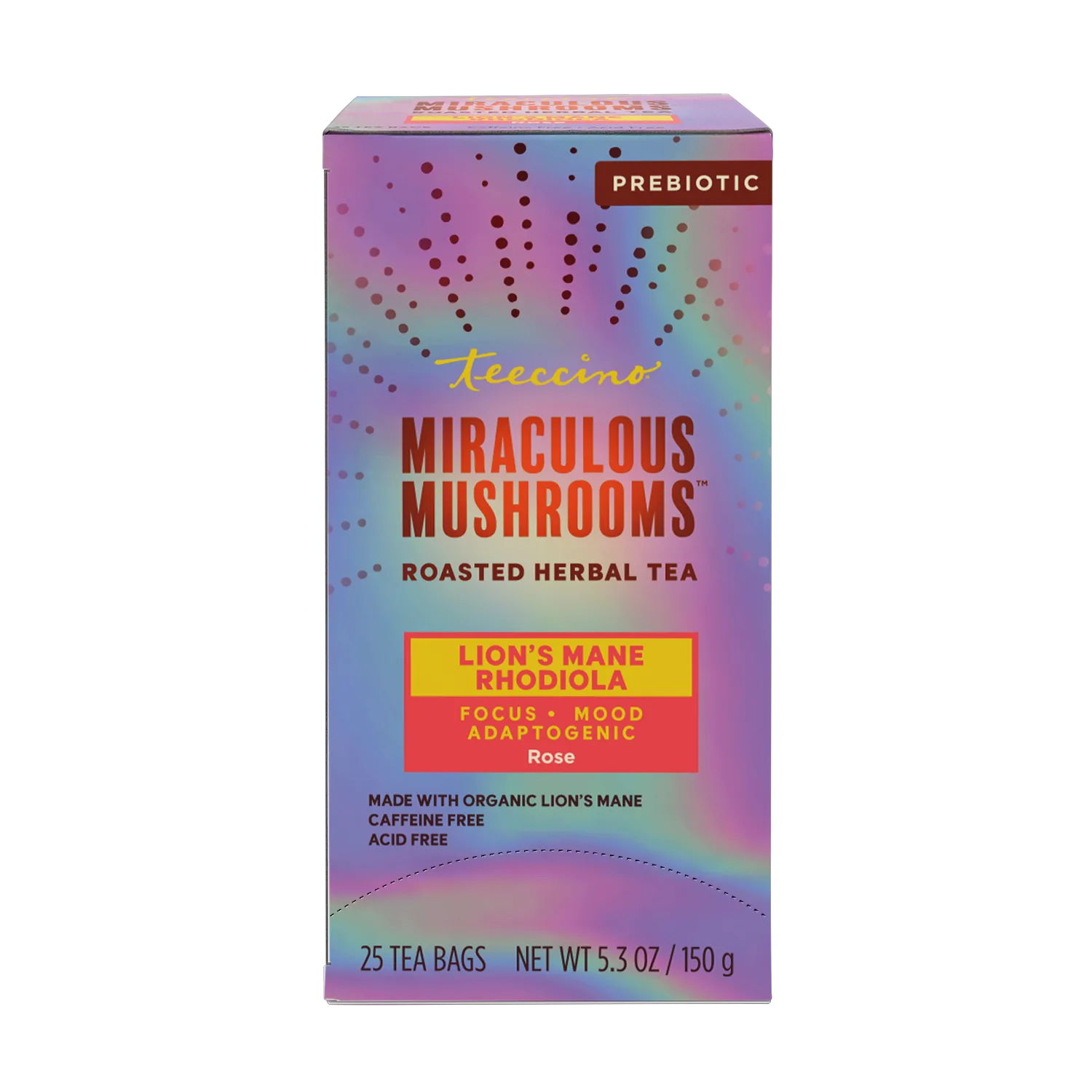 Lion's Mane Rhodiola Rose Mushroom Herbal Tea - Image 3