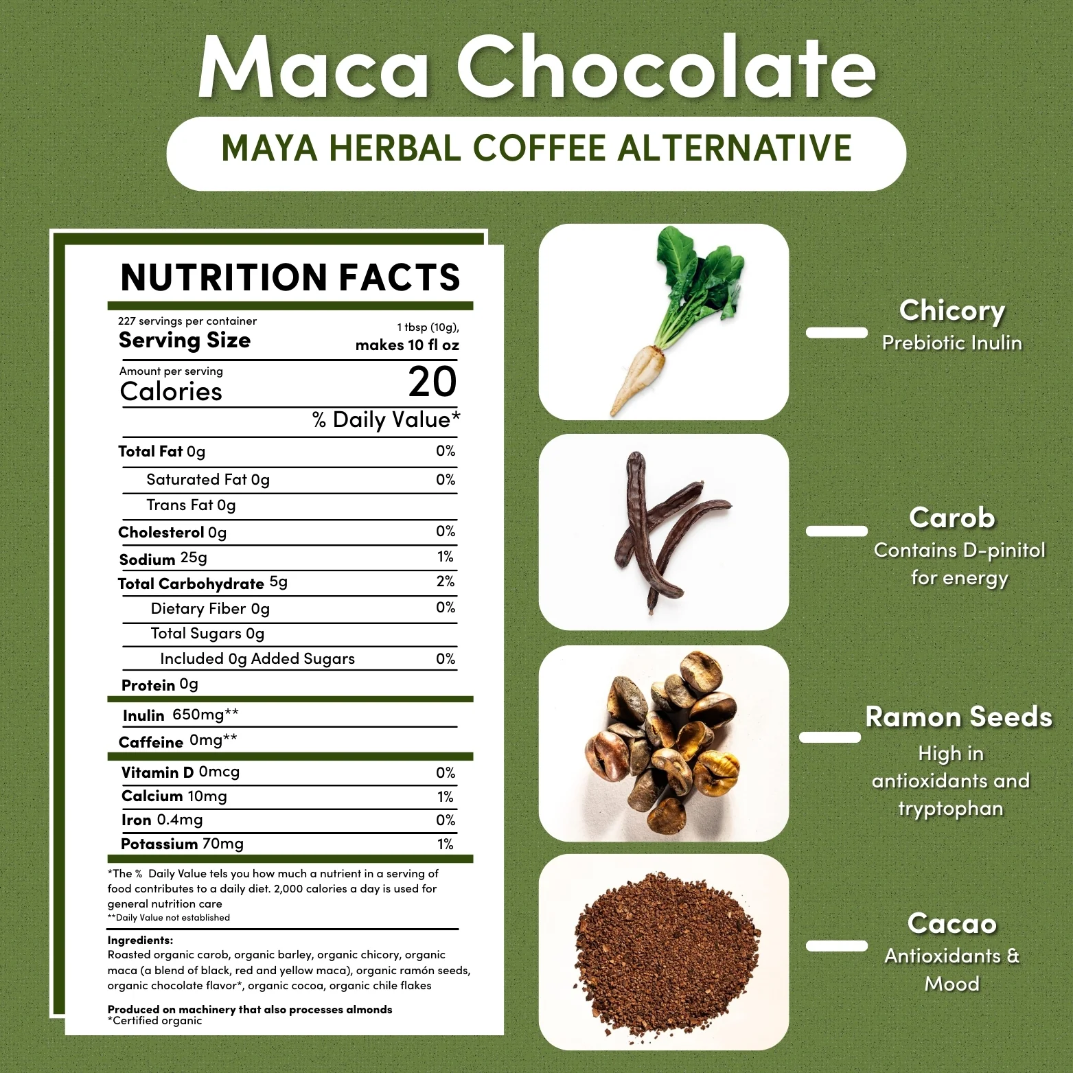 Maca Chocolate Chicory Herbal Coffee - Image 7