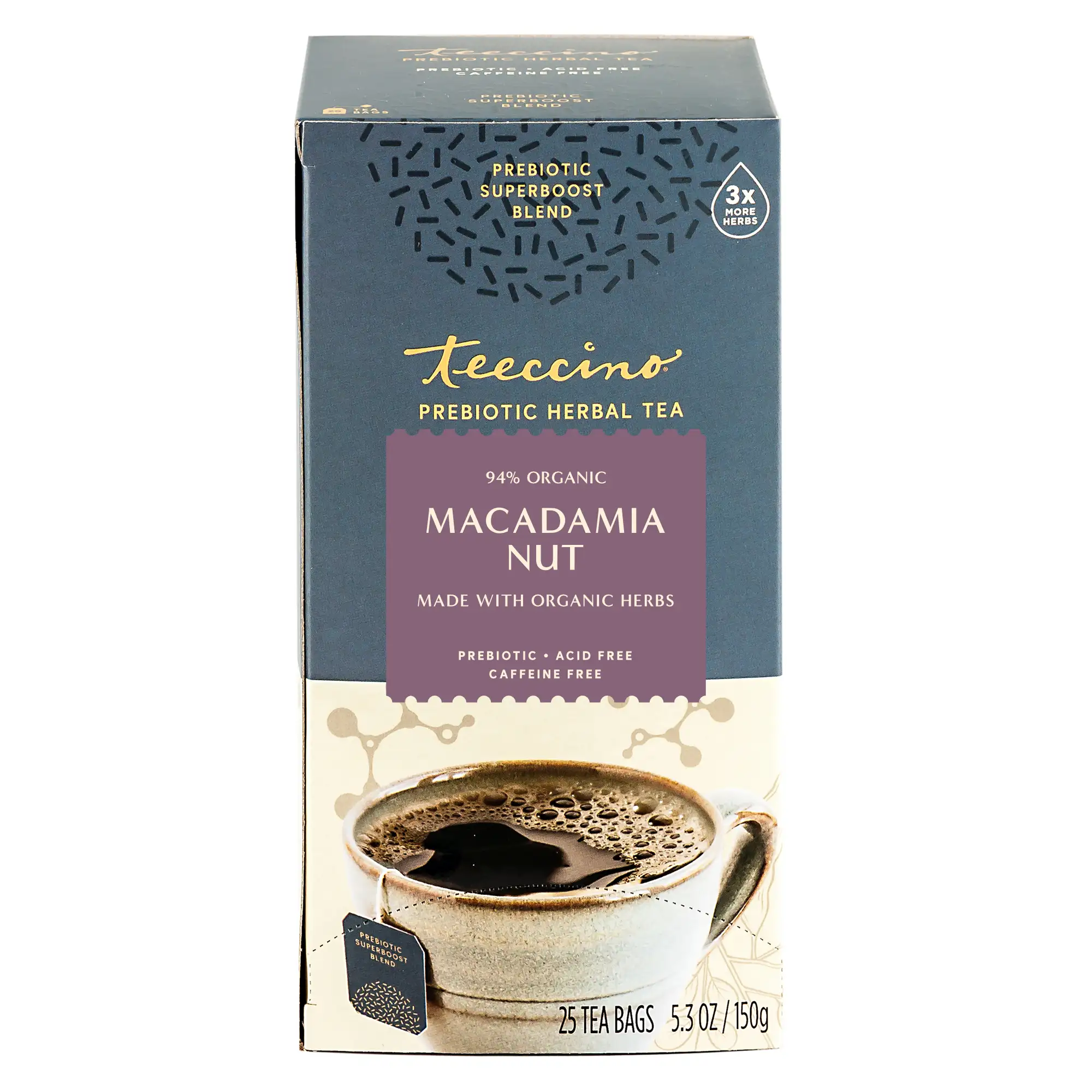 Macadamia Nut Prebiotic SuperBoost Herbal Tea - Image 3