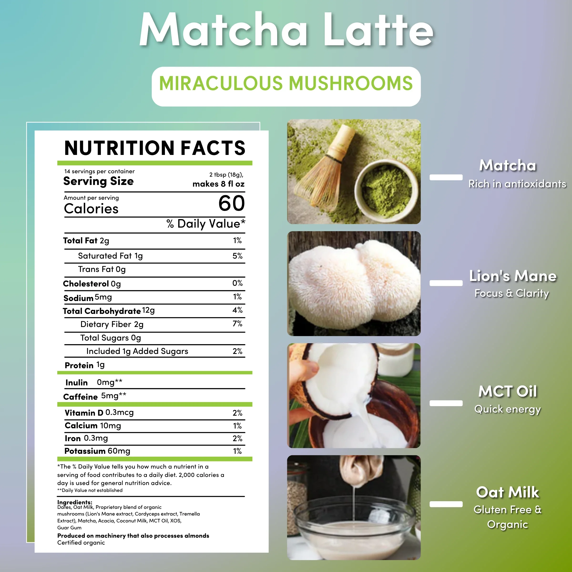 Miraculous Mushrooms® Matcha Latte - Image 14