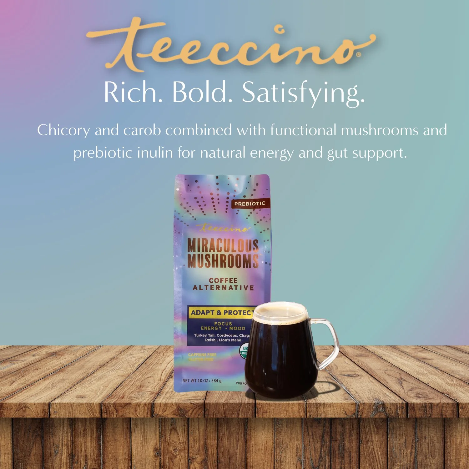 Miraculous Mushrooms® Adapt & Protect Herbal Coffee - Image 7