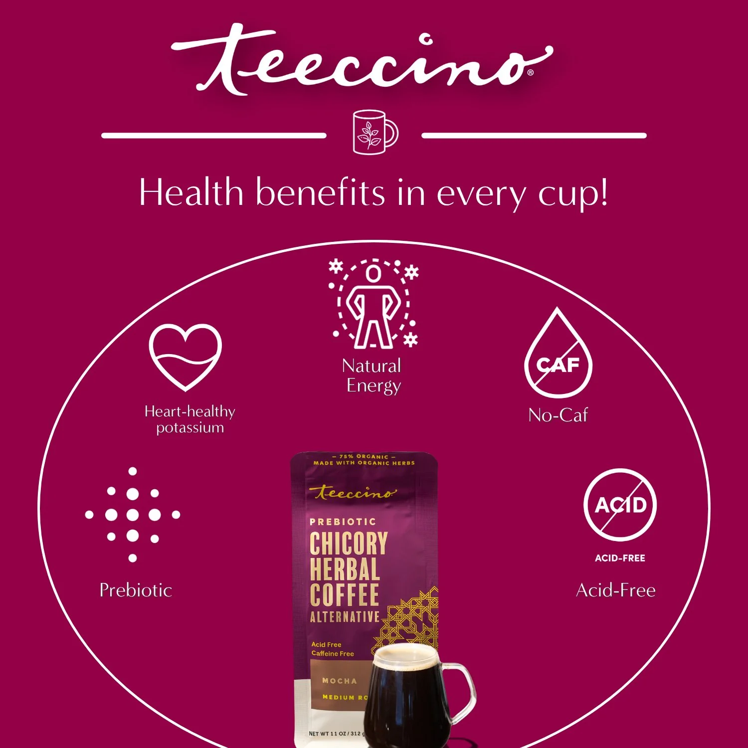Mocha Chicory Herbal Coffee - Image 6