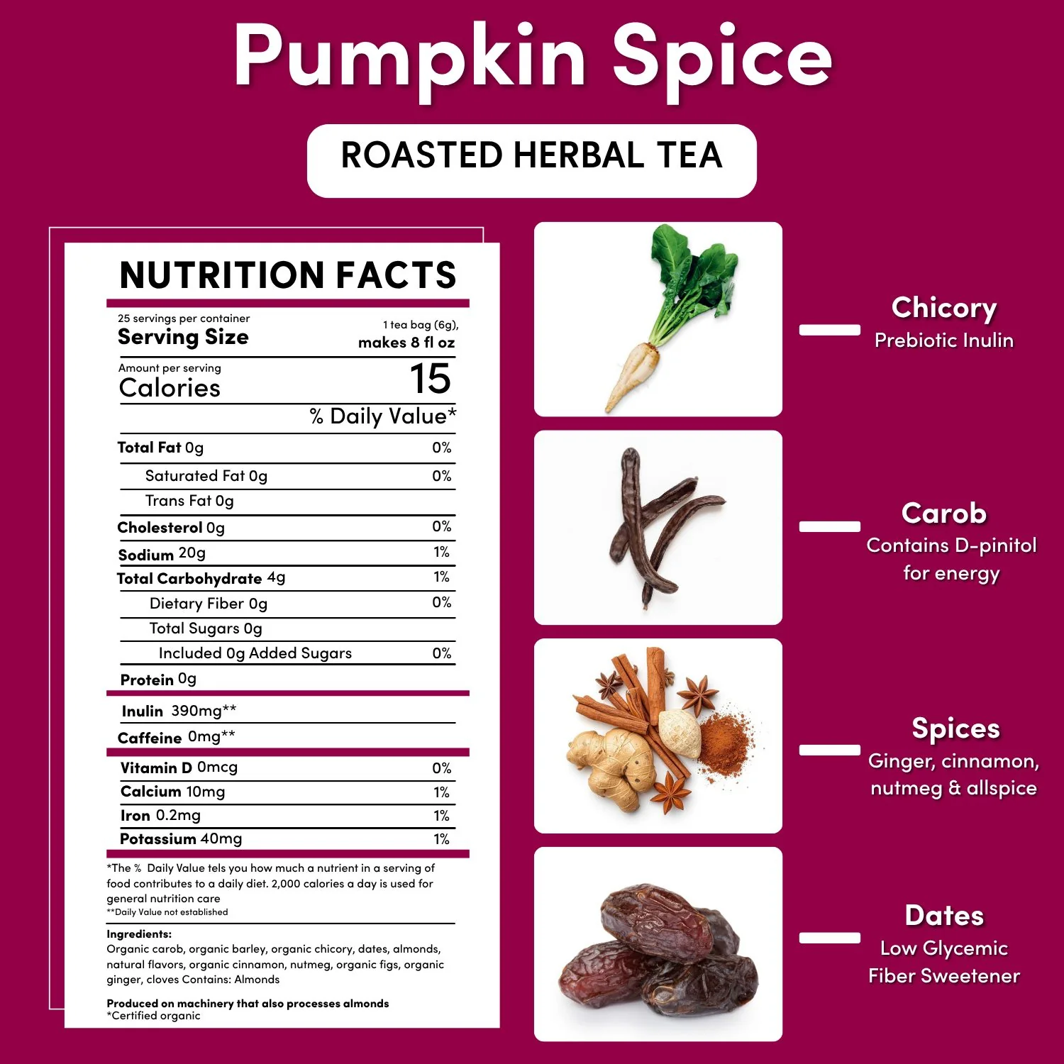 Pumpkin Spice Roasted Herbal Tea - Image 10