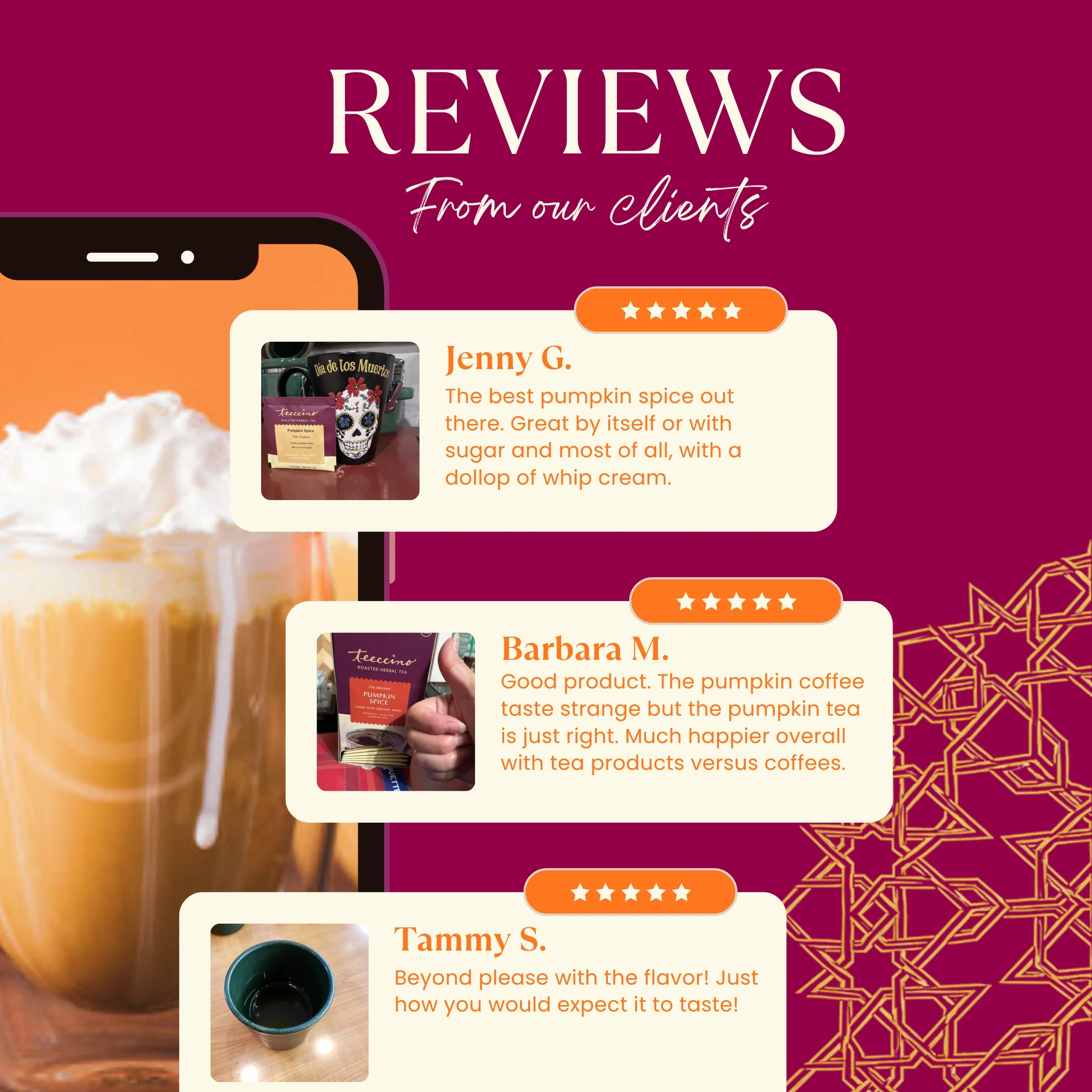 Pumpkin Spice Roasted Herbal Tea - Image 23