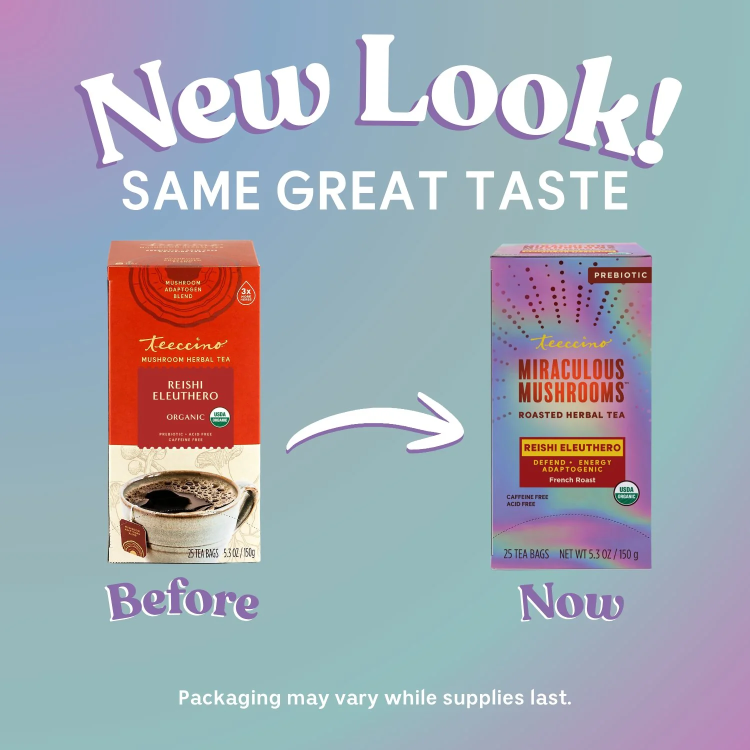 Reishi Eleuthero French Roast Mushroom Herbal Tea - Image 11