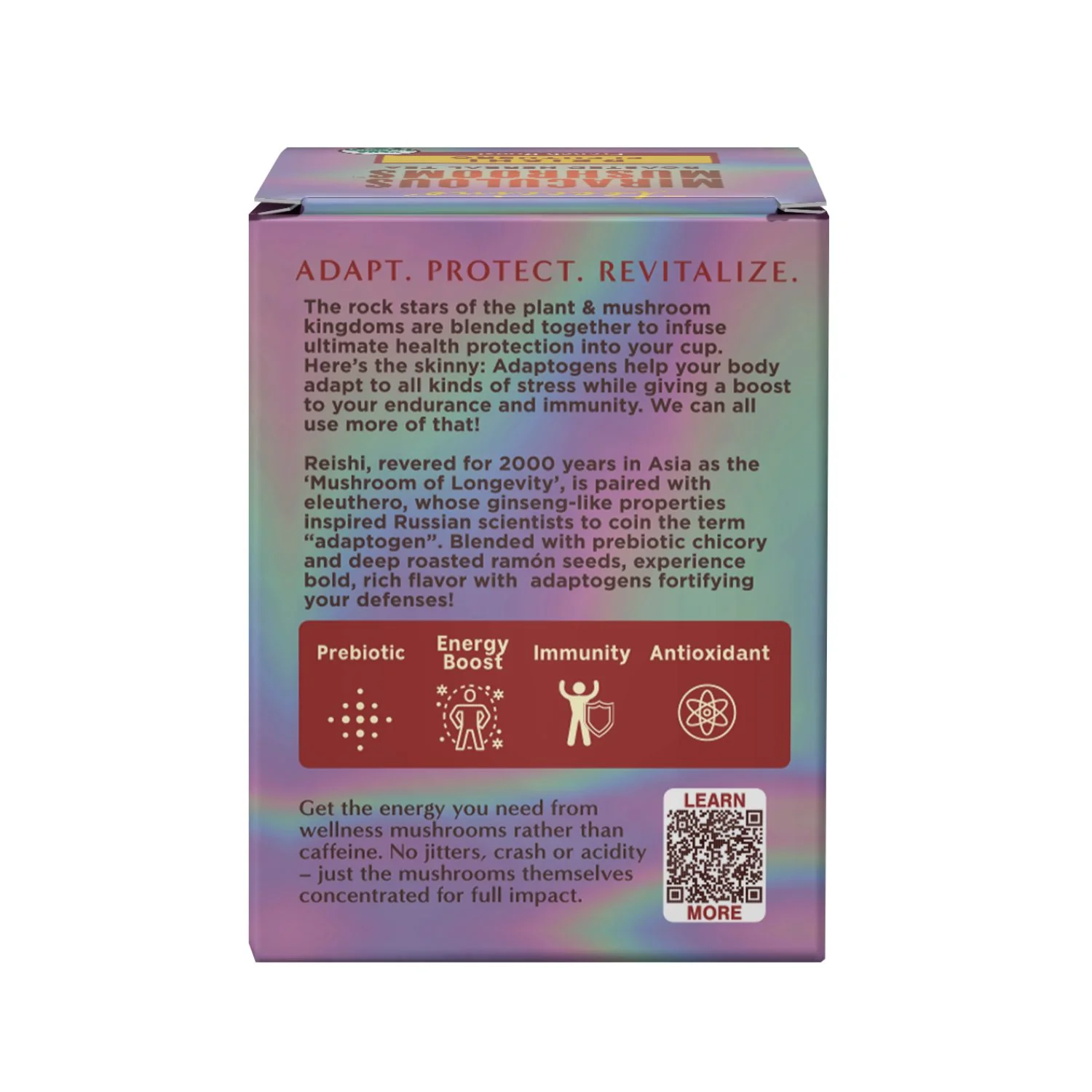 Reishi Eleuthero French Roast Mushroom Herbal Tea - Image 14