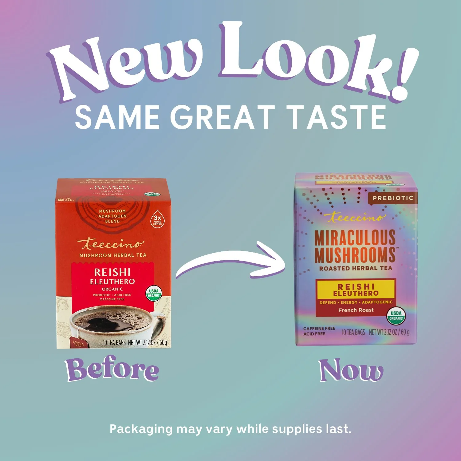 Reishi Eleuthero French Roast Mushroom Herbal Tea - Image 17