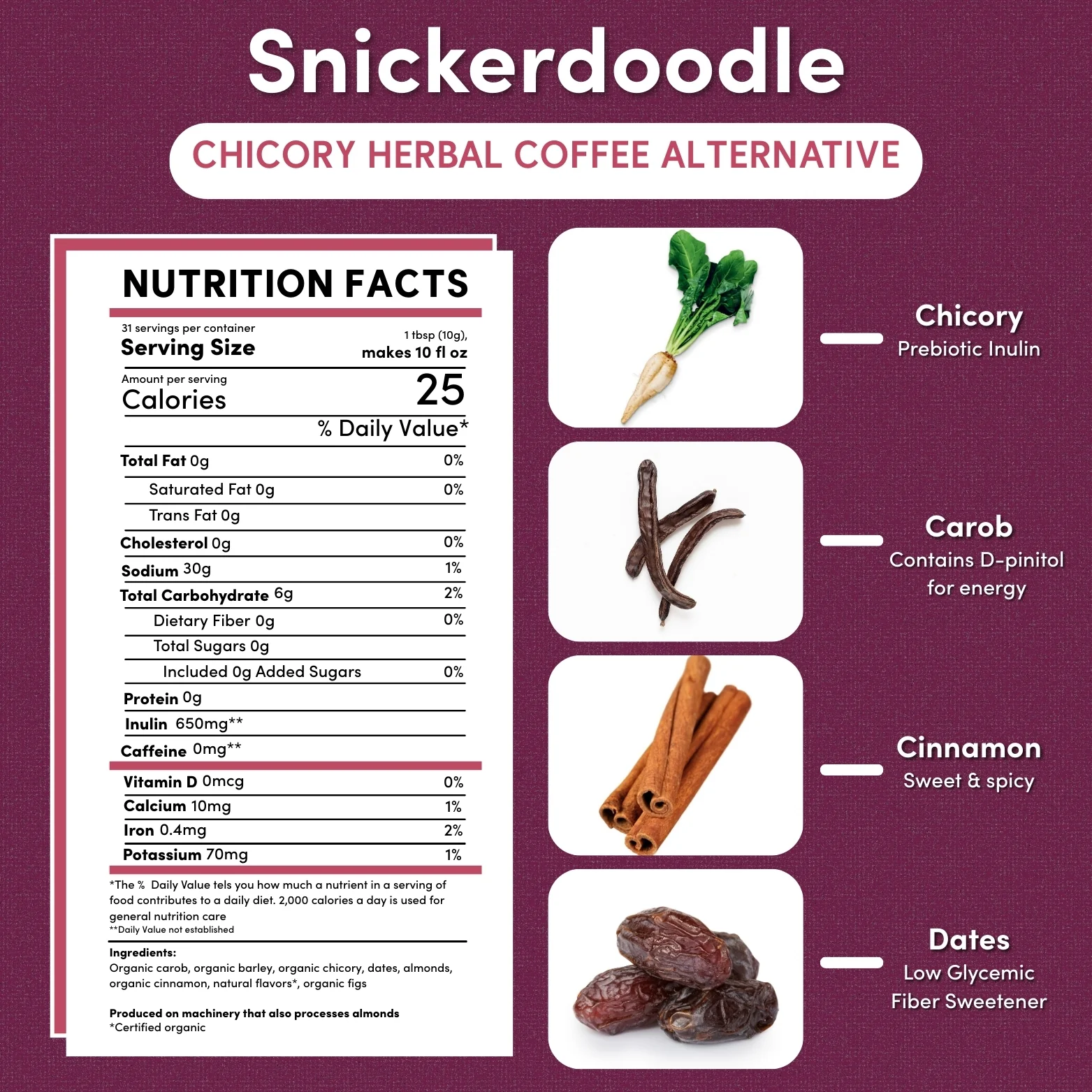 Snickerdoodle Chicory Herbal Coffee - Image 8