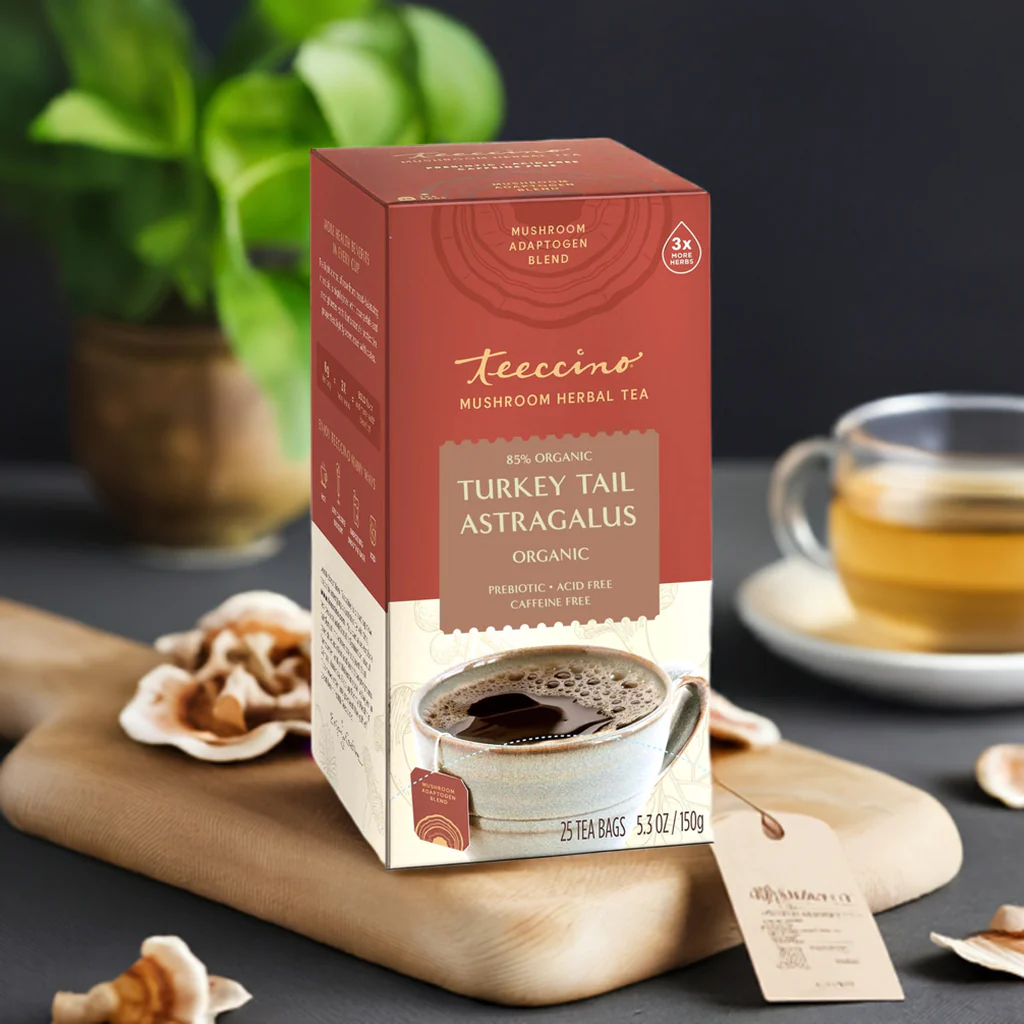 Turkey Tail Astragalus Toasted Maple Mushroom Herbal Tea - Image 3